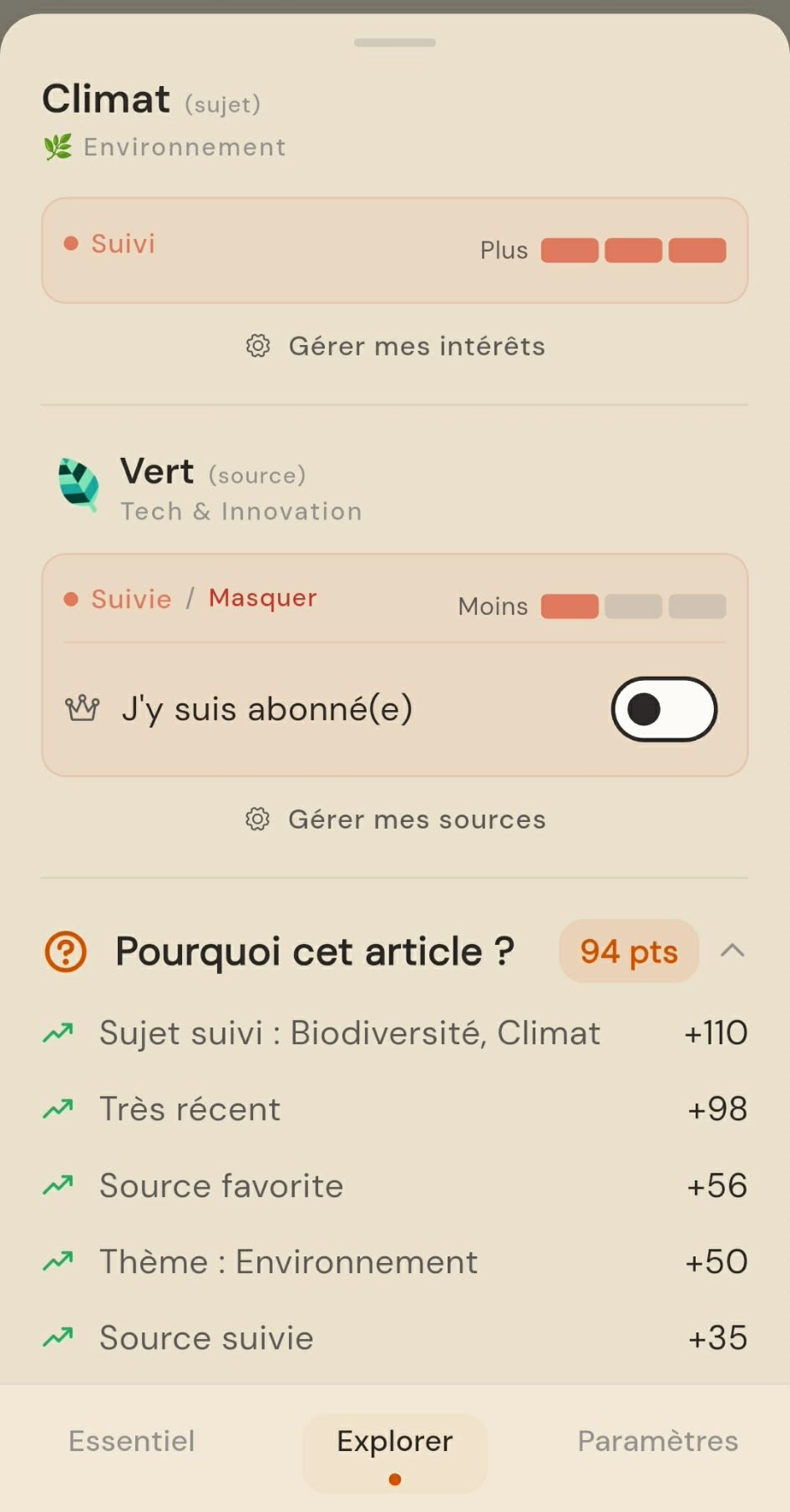 Pourquoi cet article — transparence algo